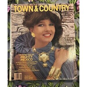 Town & Country Magazine November 1980 Issue Vintage Maghty Mexico Monica Aleman